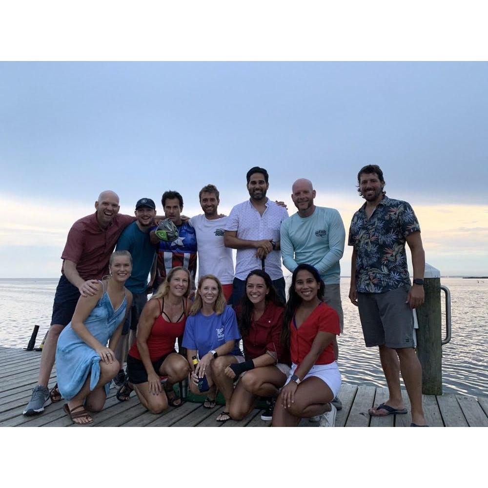 Kitesurfing friends. <3