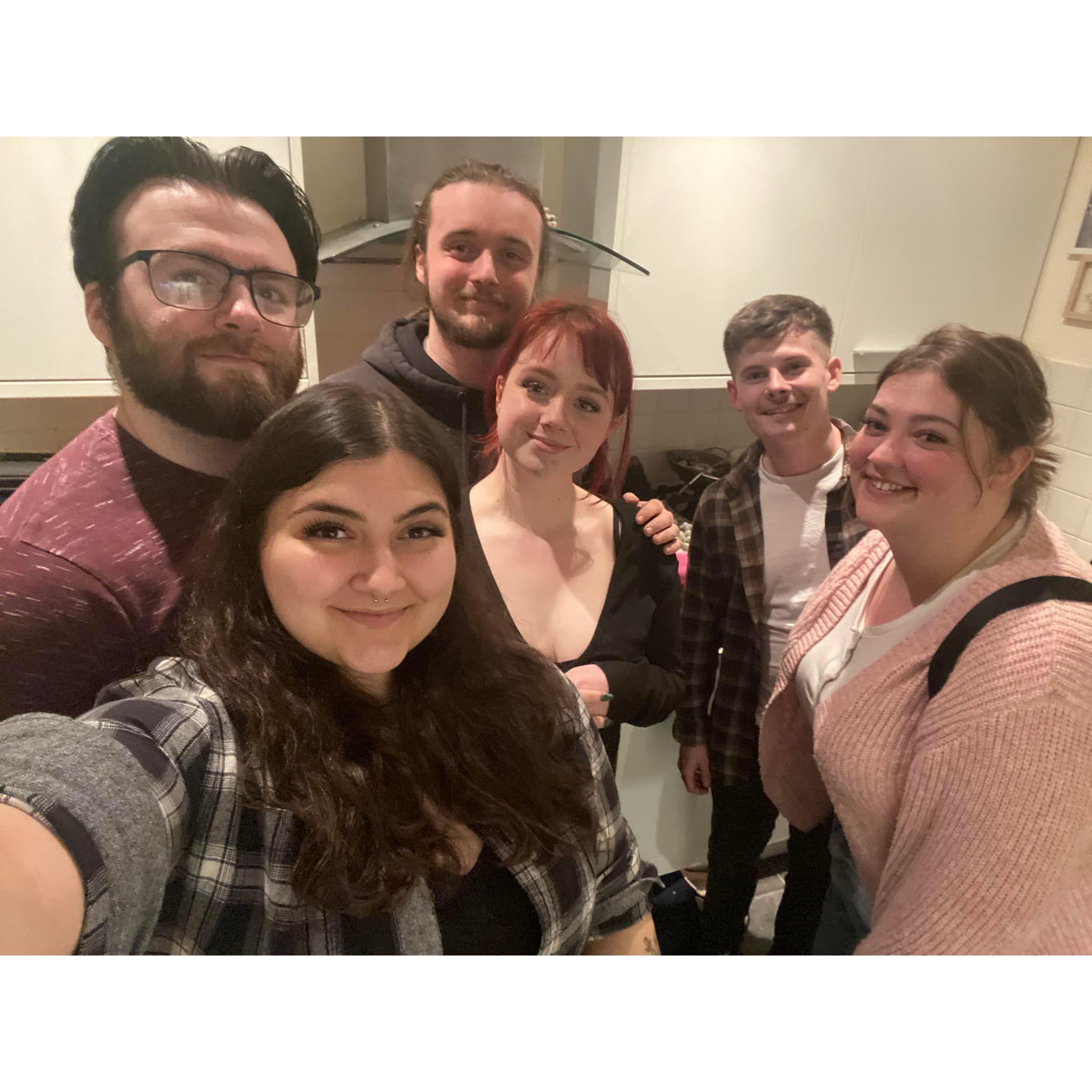 Some of our Wedding Party, making memories while Hel visited England in 2023!