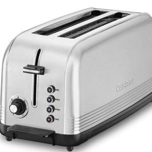 Cuisinart CPT-2500 Long Slot Toaster, Stainless Steel, Silver, 2-slice long slot