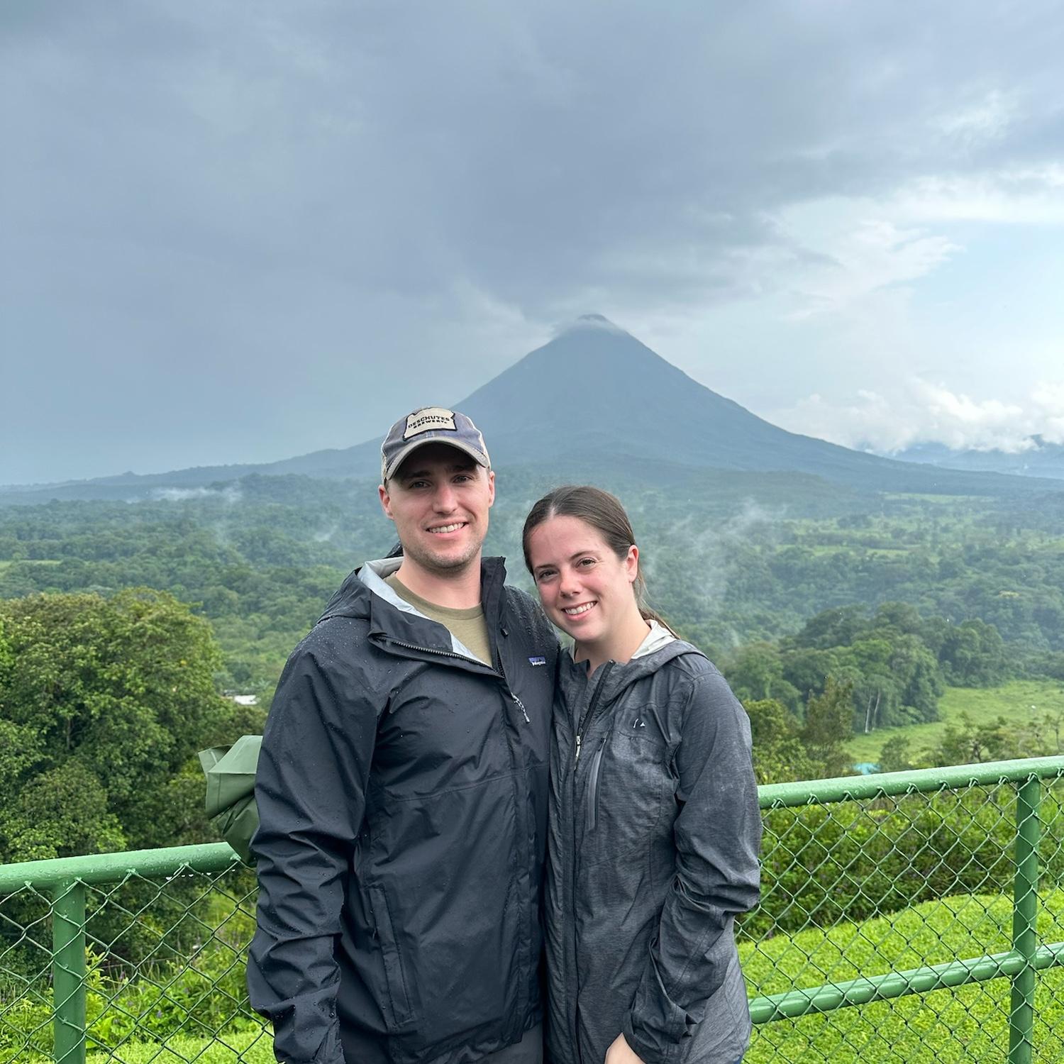 Arenal Volcano, Costa Rica. A post-deployment vacation!