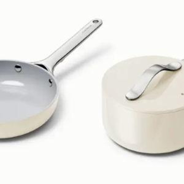 CREAM Mini Fry Pan & Sauce Pan Duo | Caraway