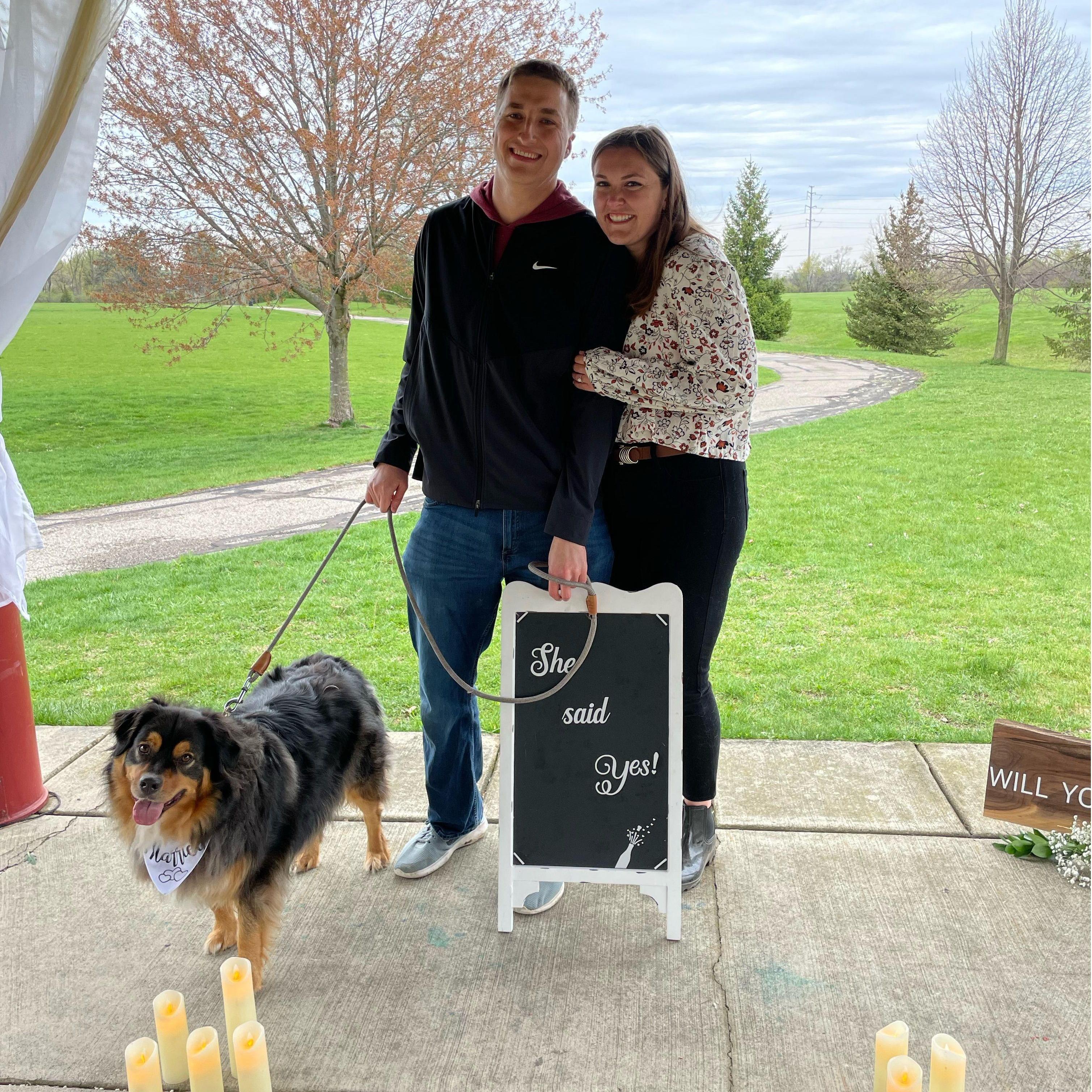 After months of planning, She said "Yes"