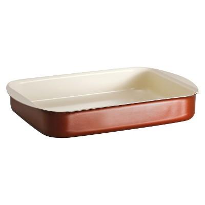 Tramontina Style Ceramica 14"X10" Aluminum Roasting Dish - Metallic Copper