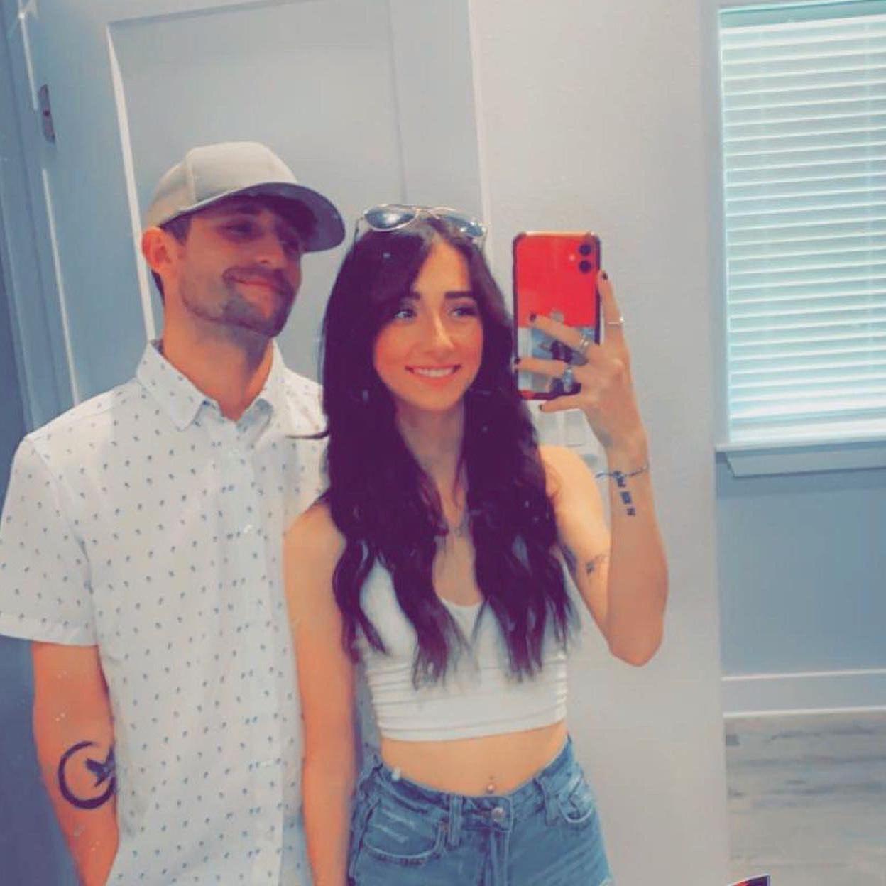 Our first mirror selfie.