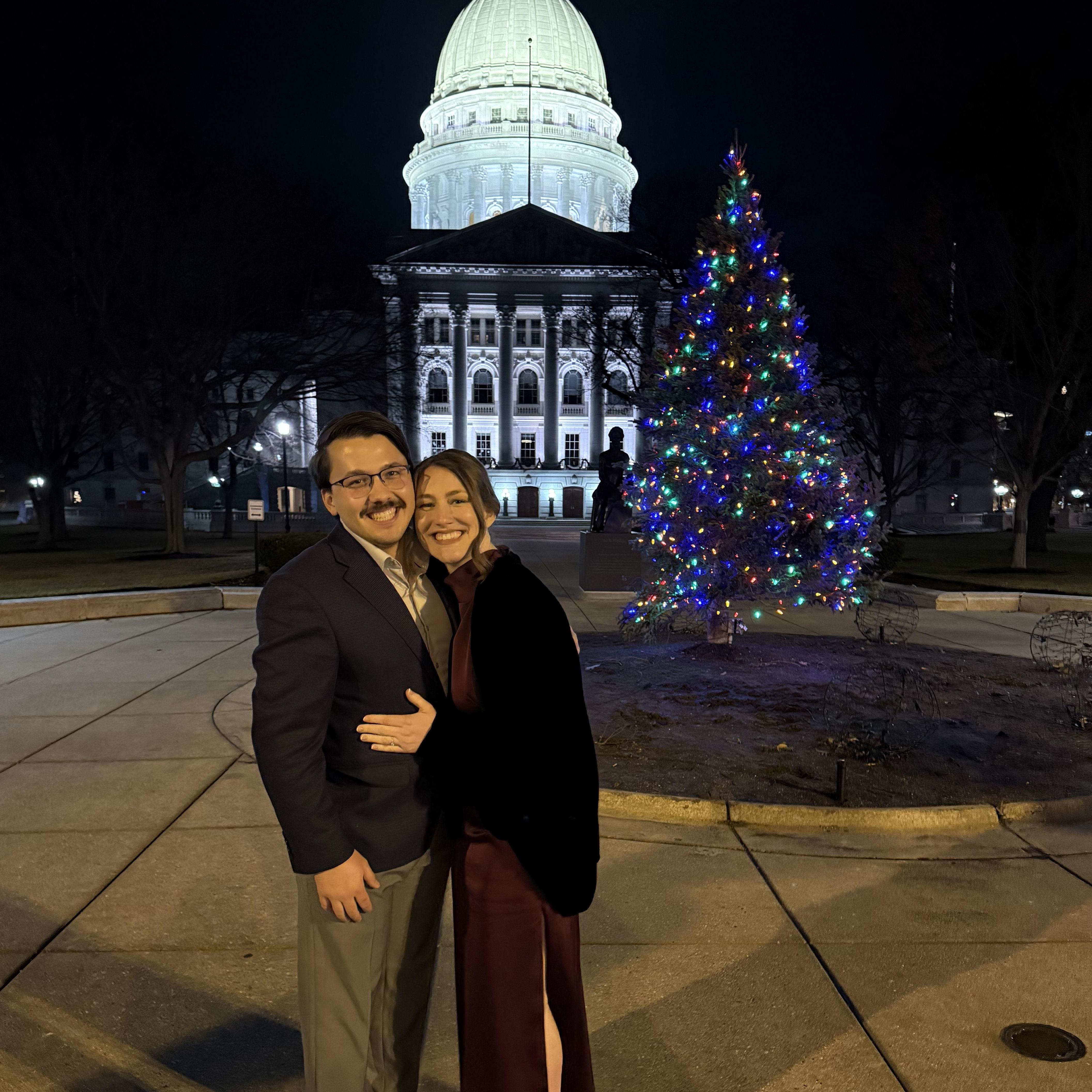 At Bridesmaid Seyenna's wedding in Madison, 2024