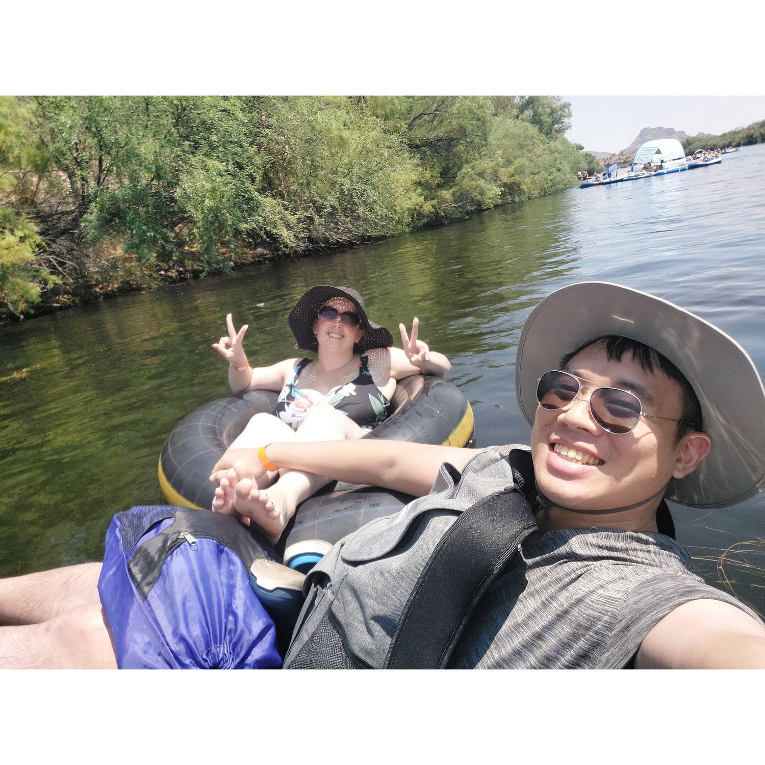 Tubing down the Salt River