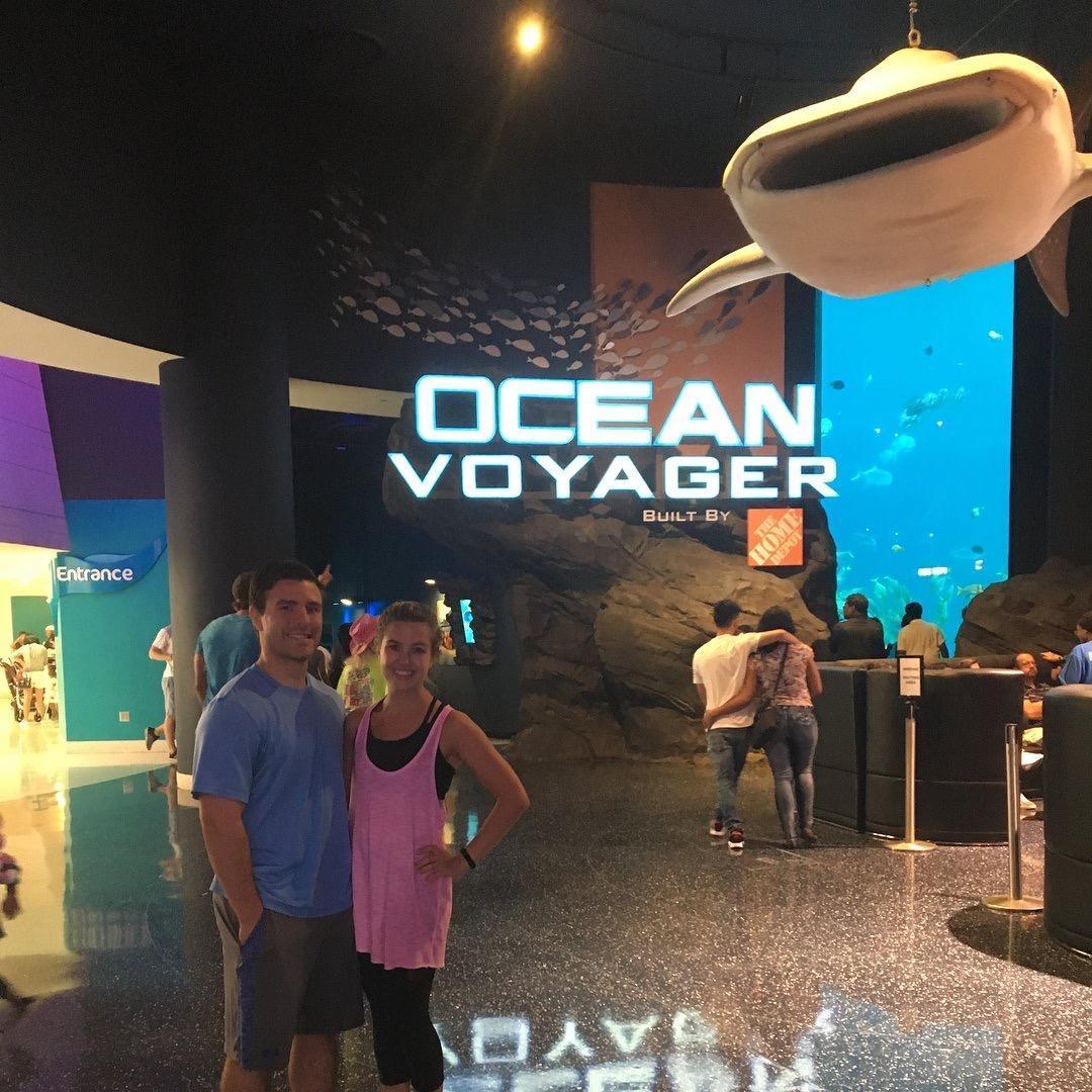 We went snorkeling with whale sharks at the Georgia Aquarium!