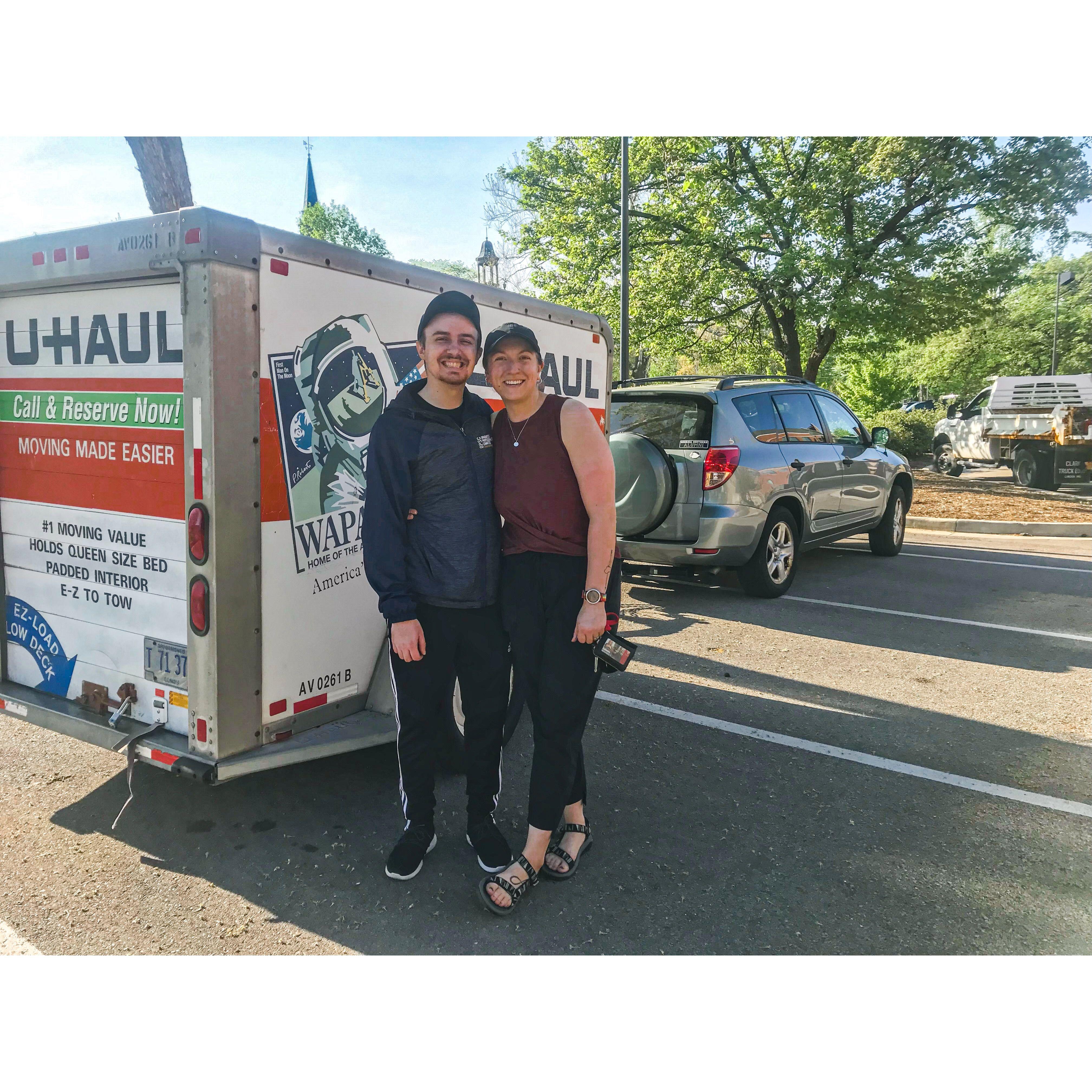 Moving Day from Muncie to Oshkosh