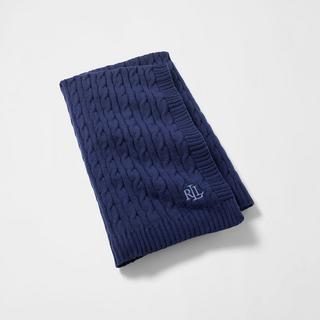 Jamie Cable-Knit Throw Blanket