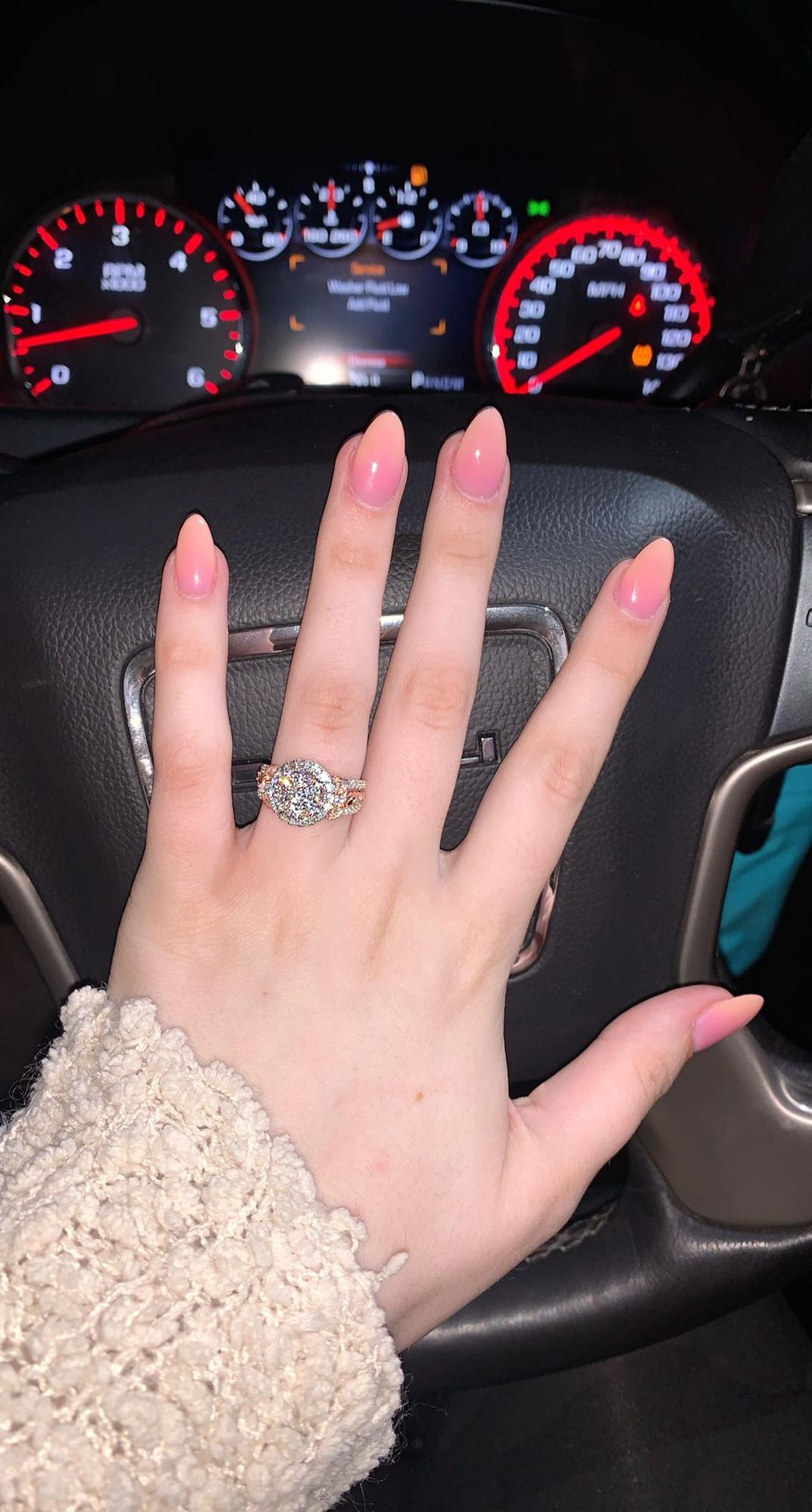 Then he finally put a ring on it after 5 years!
(March 29, 2021)