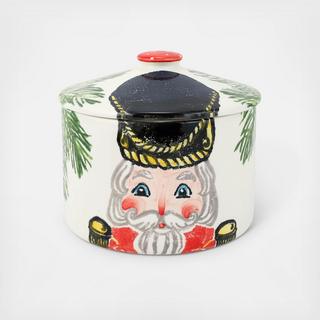 Nutcrackers Biscotti Jar
