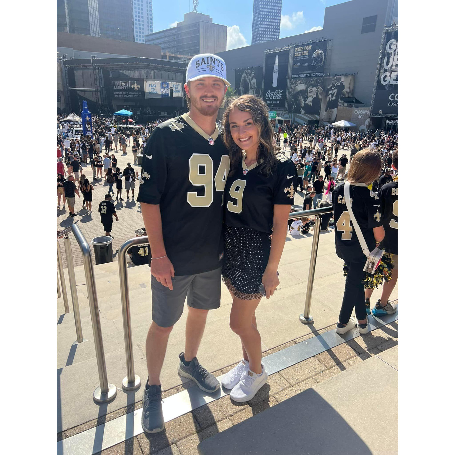 The day I converted Colby to be a Saints fan. NOLA!