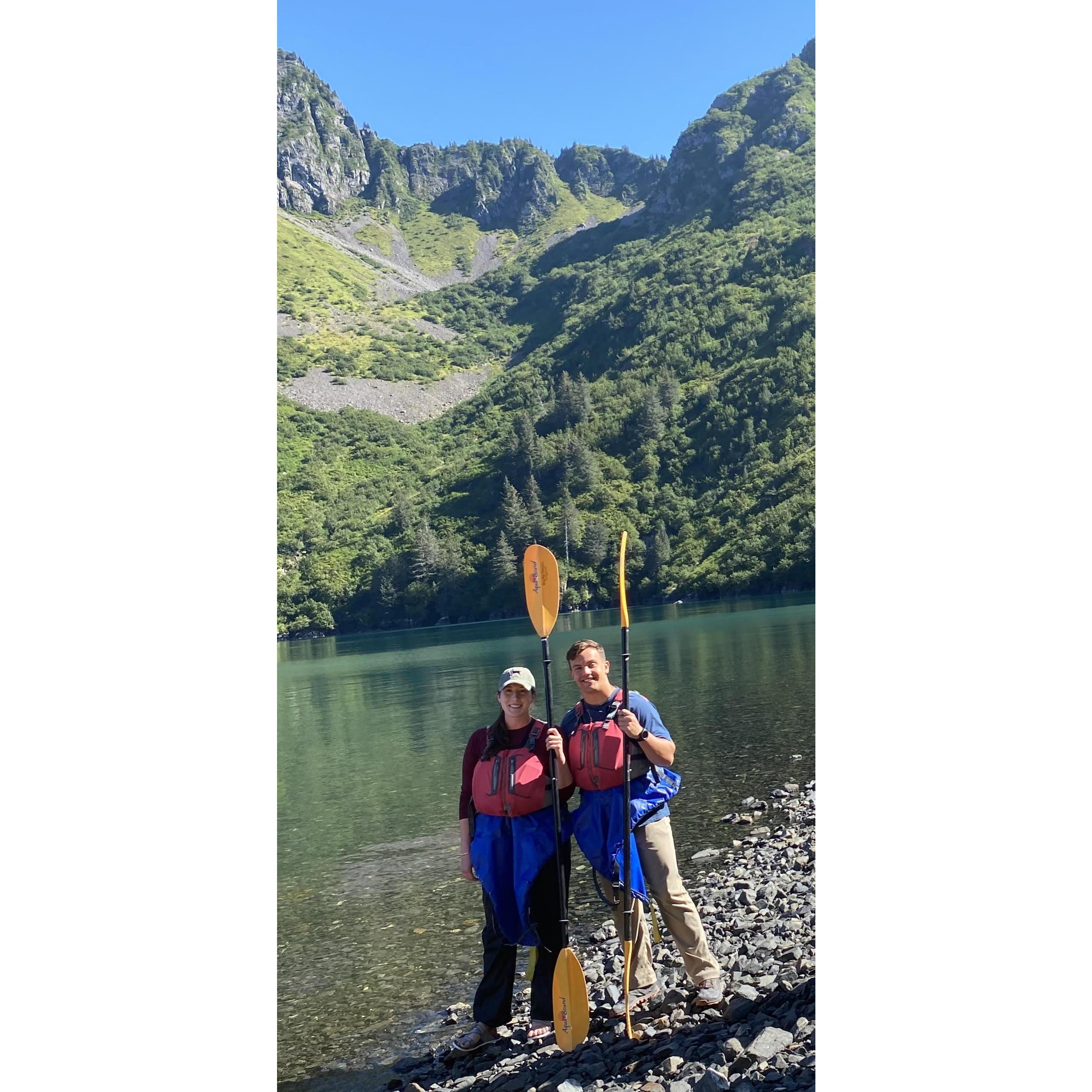 Sea kayaking in Seward, AK, Aug 2020
