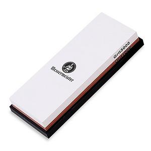 Messermeister 2-Sided 1000/3000 Grit Water Sharpening Stone with Silicone Base Storage