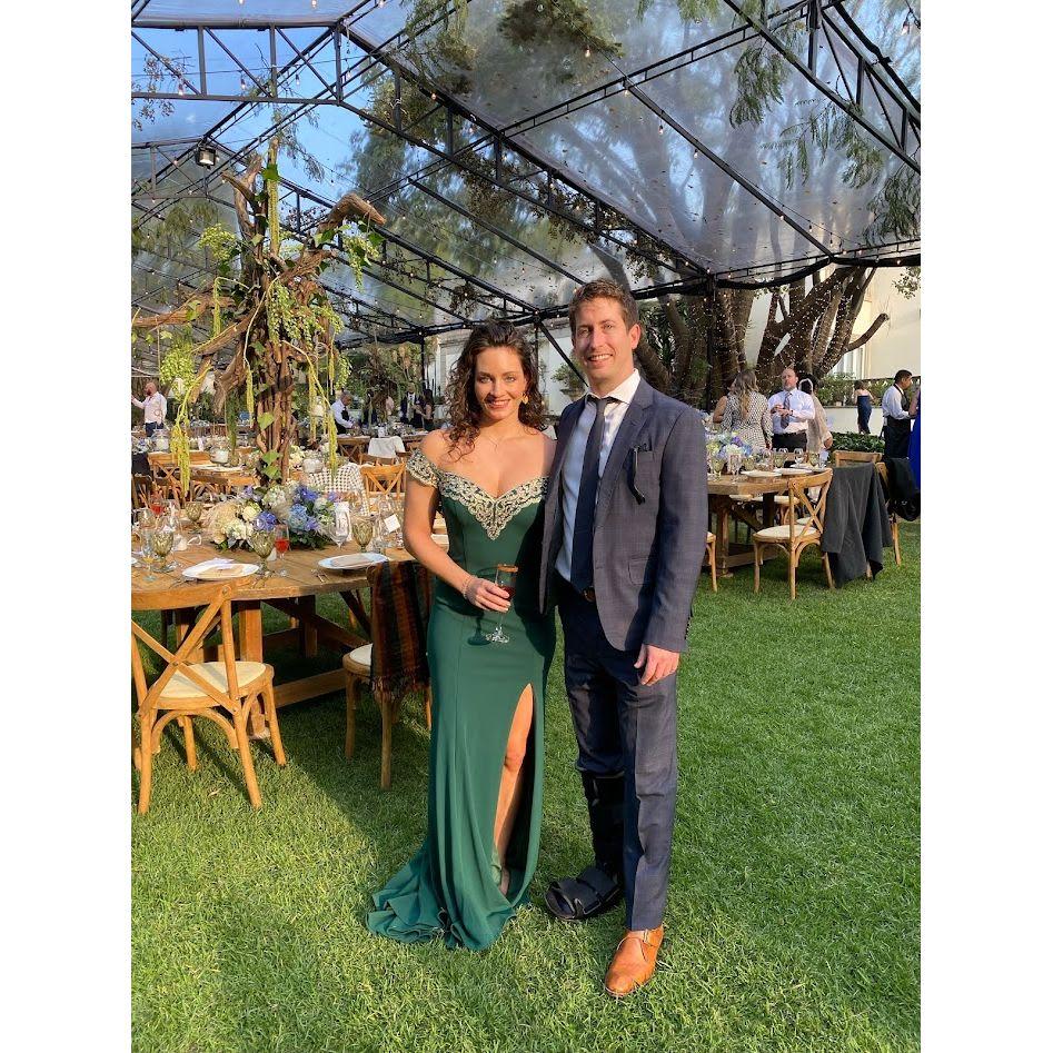We enjoyed 48h in Mexico City to celebrate Andrew and Andrea's wedding. Note the boot is still with us.