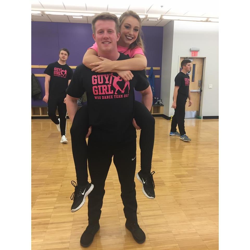 Winona State Guy/Girl halftime basketball game performance!