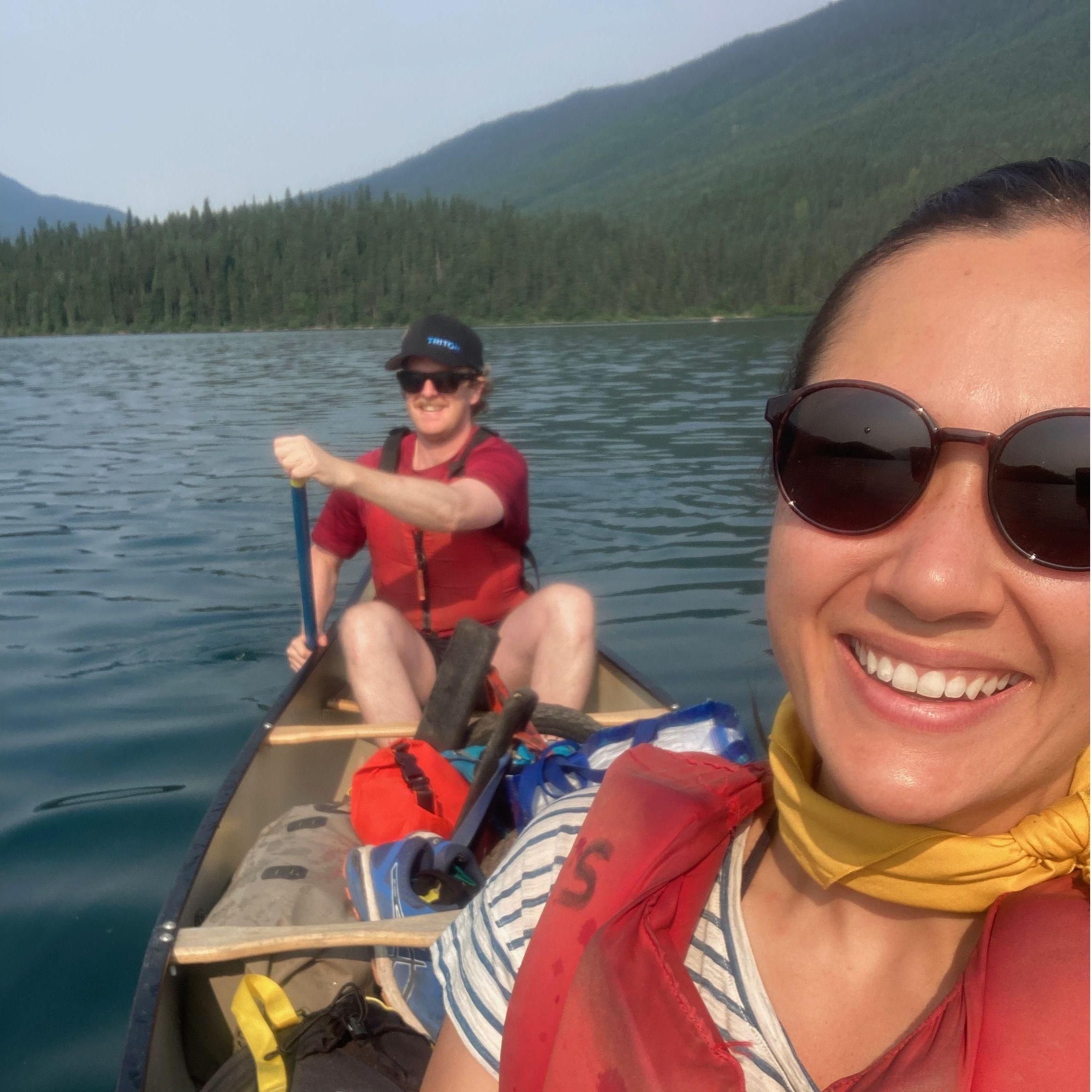 Paddling the Bowron Lakes Circuit in July 2021