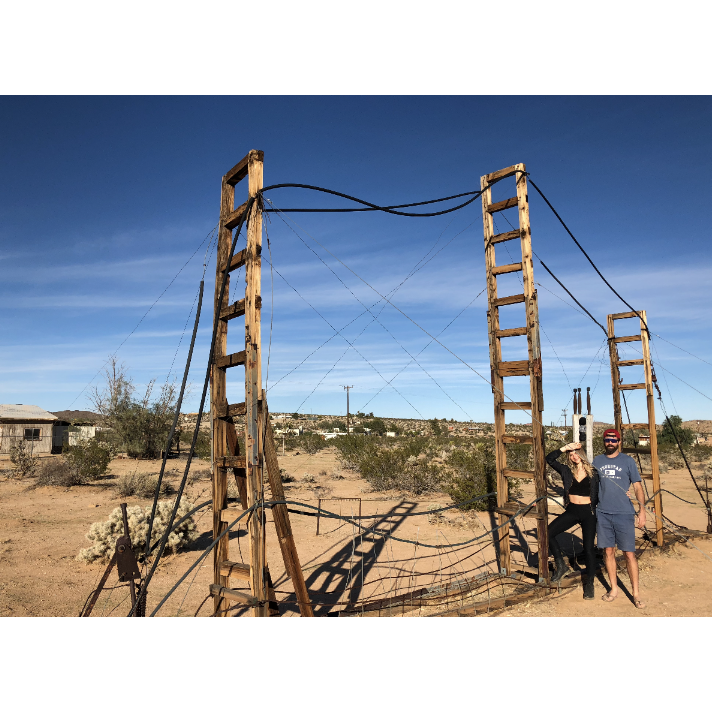 We stopped by this art park in Joshua Tree while visiting our friend, Nima.