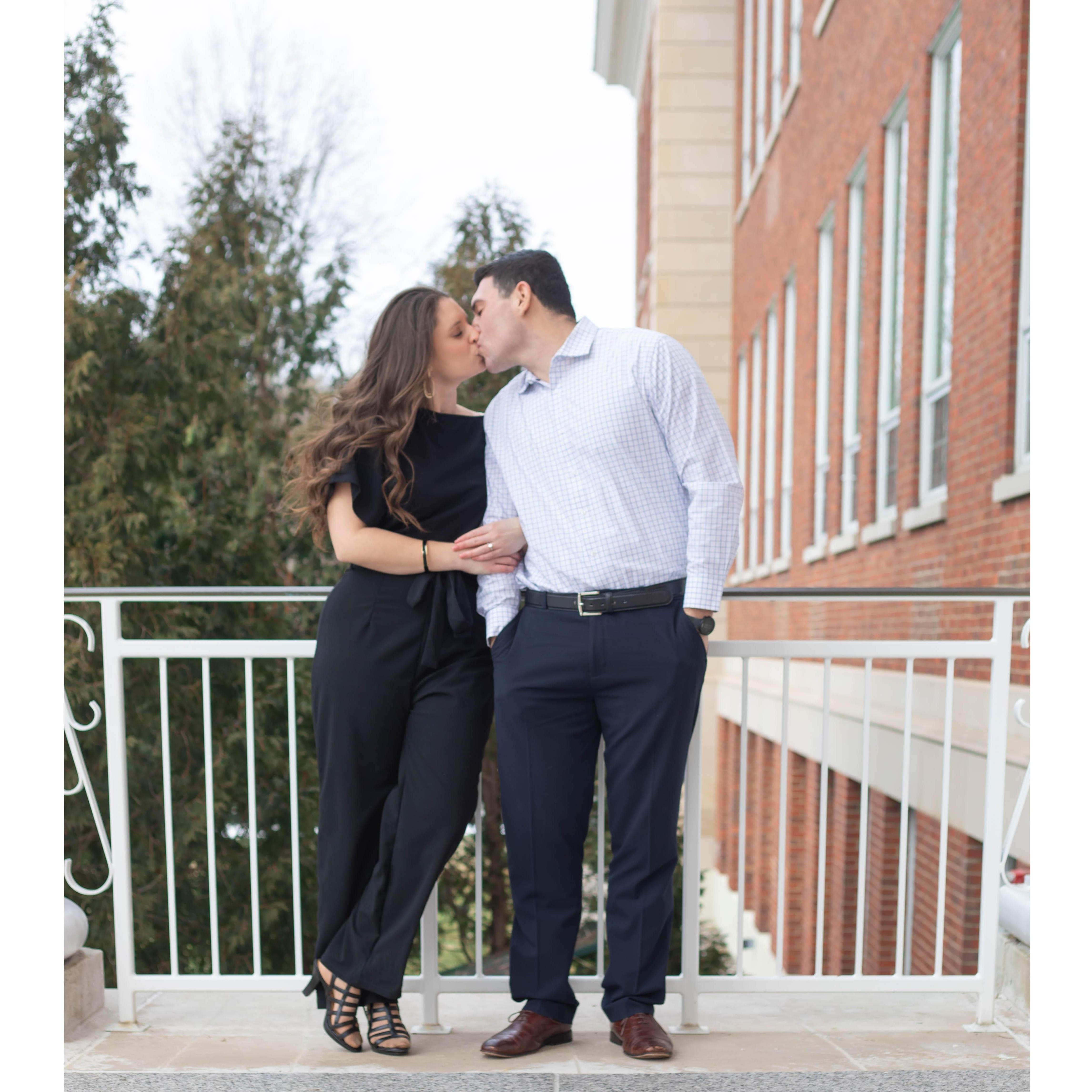 Engagement Shoot at Siena College