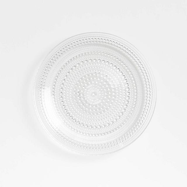 Alma Clear Glass Salad Plates, Set of 4