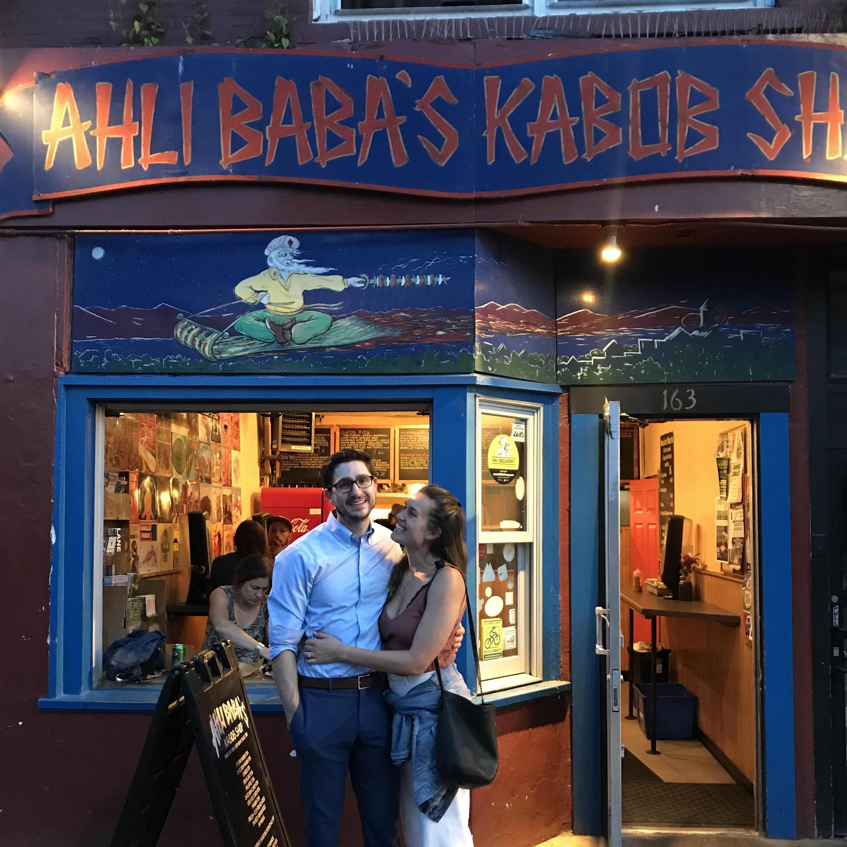 Where we first met, 8 years later!