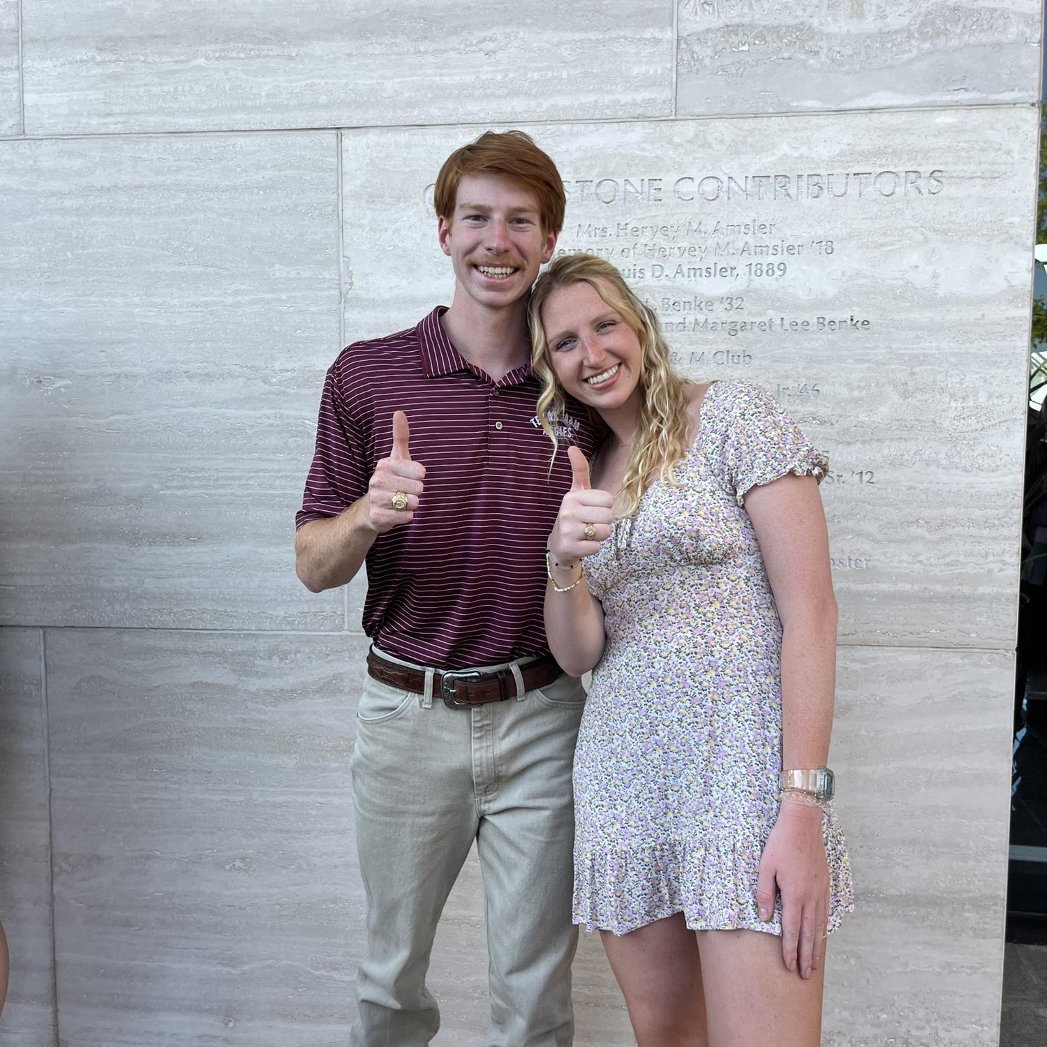 Landon got his ring!