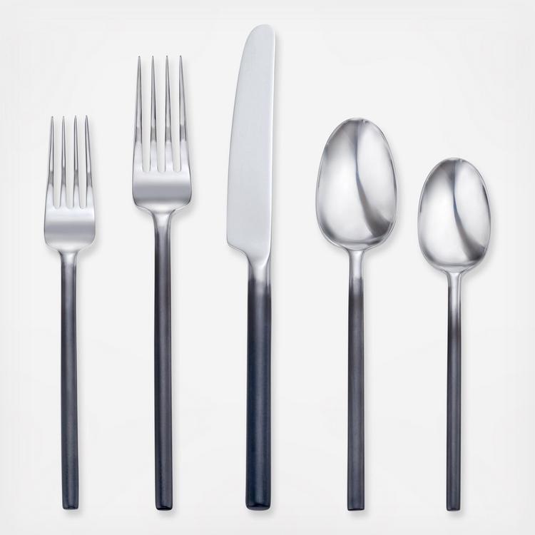 Oneida Aptitude 20-pc. Black Flatware Set