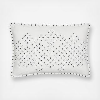 Appliqued Jersey Throw Pillow
