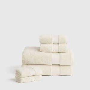 Turkish Ultra Luxe Plush Bath Towel Bundle in Ivory