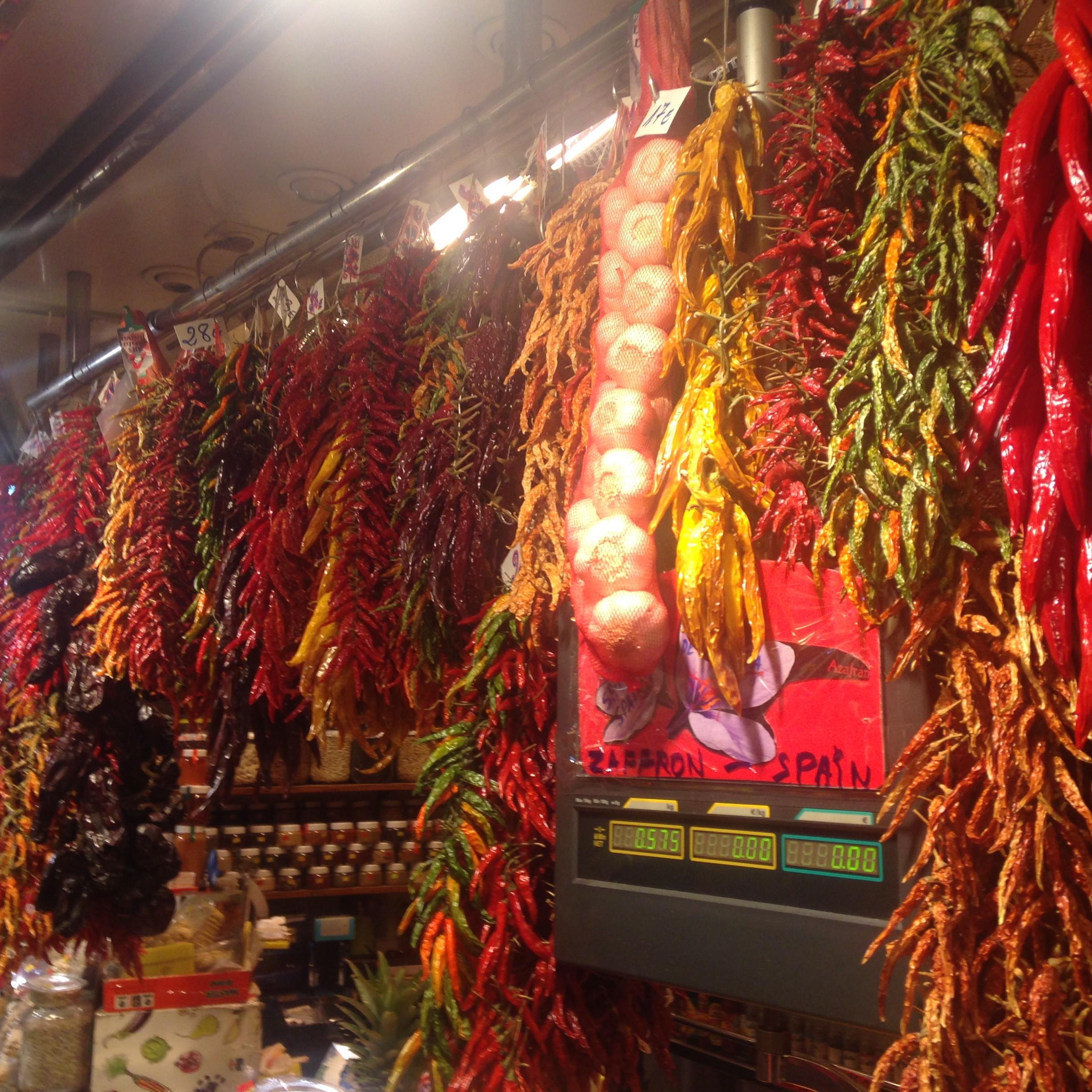 Spice Market in La Raza, Barcelona, Spain