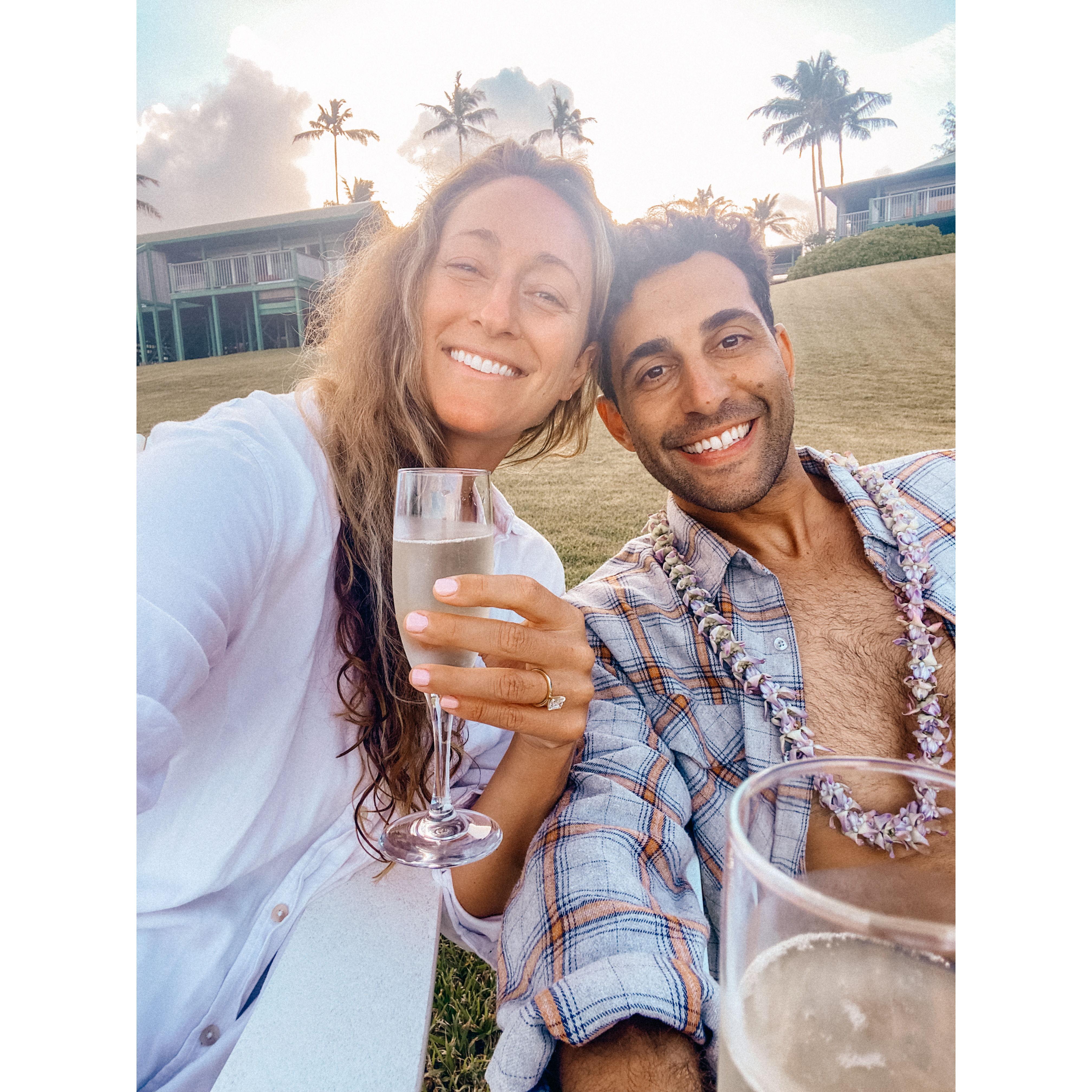 Just engaged! Hana Maui