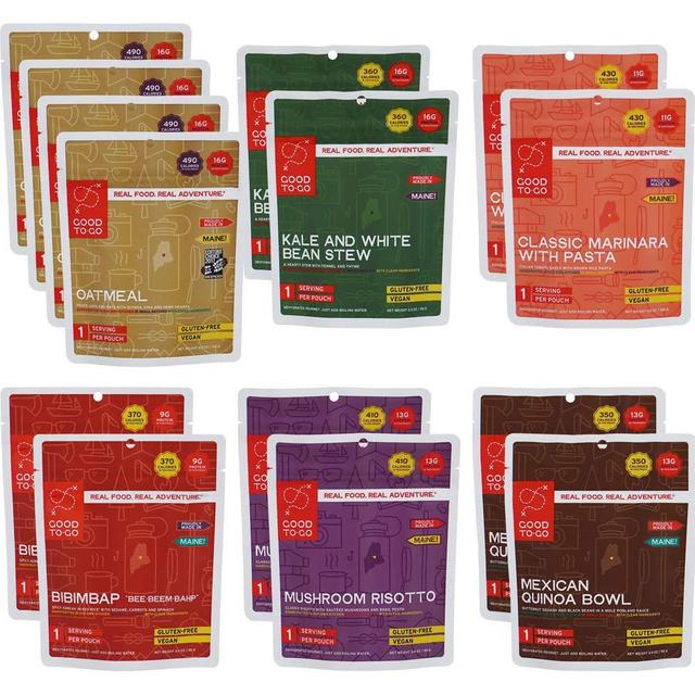 GOOD TO-GO Food Kit Assortments | Dehydrated Backpacking and Camping | Lightweight | Easy to Prepare