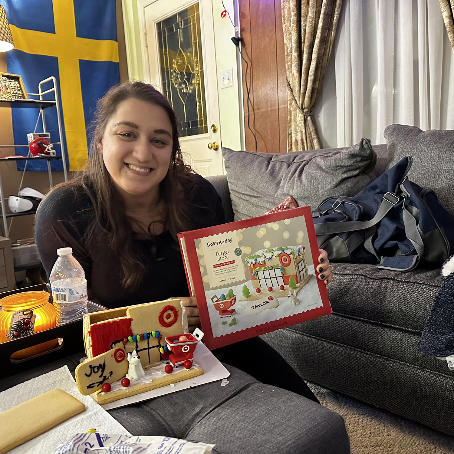 Dec 2023 - Year 2 of our tradition, gingerbread Target!