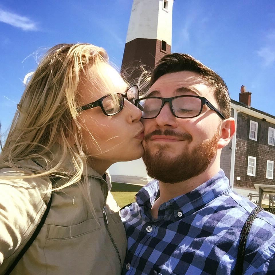 Our 1st time at Montauk together!