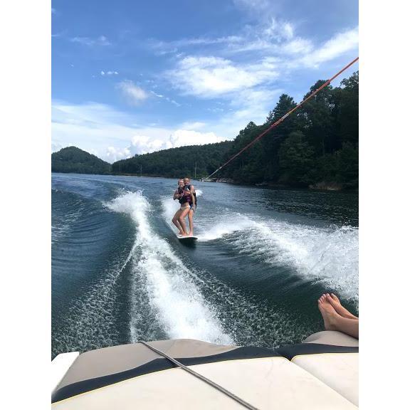 We're quite the wake surfing combo