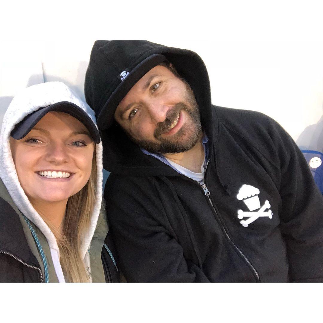 Our first photo together at the Seadogs home opener in 2018!
