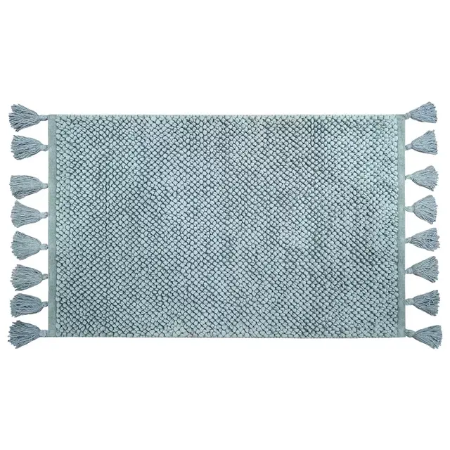 Bee & Willow™ Home Looped Fringe 21" x 34" Bath Rug in Mint