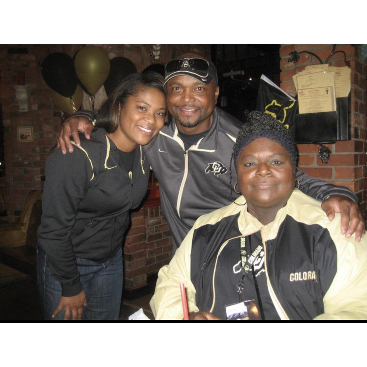 2010  Mama Wanda came to visit during the football season