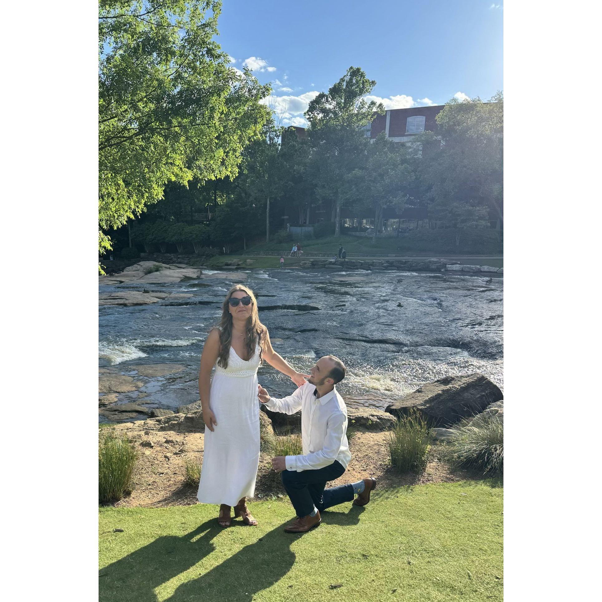 The moment she realized what was happening