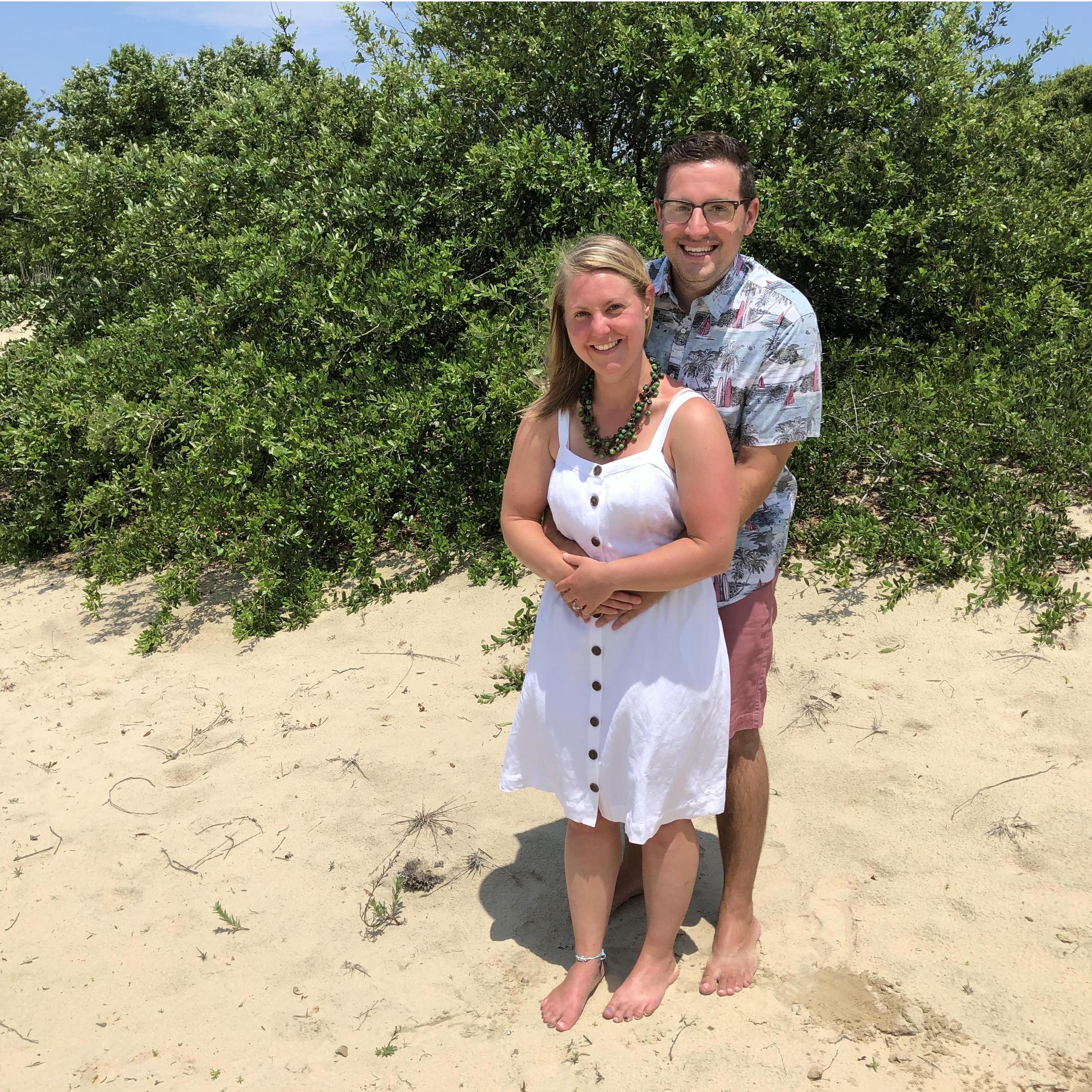 From our "engagement photo shoot" by my surprisingly camera talented brother int he Outerbanks!