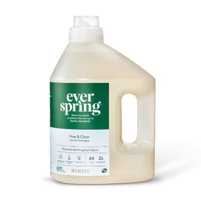 Free & Clear Liquid Laundry Detergent - 100 fl oz - Everspring™