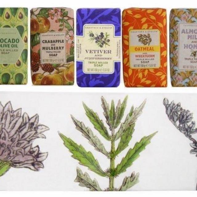 CRABTREE & EVELYN Triple Milled Heritage Soap Set