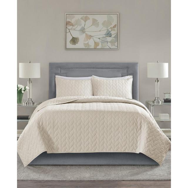 Madison Park Noel Quilted 3-Piece Full/Queen Coverlet Set