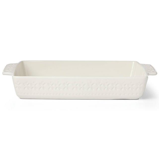 Rectangular Baker in Cream