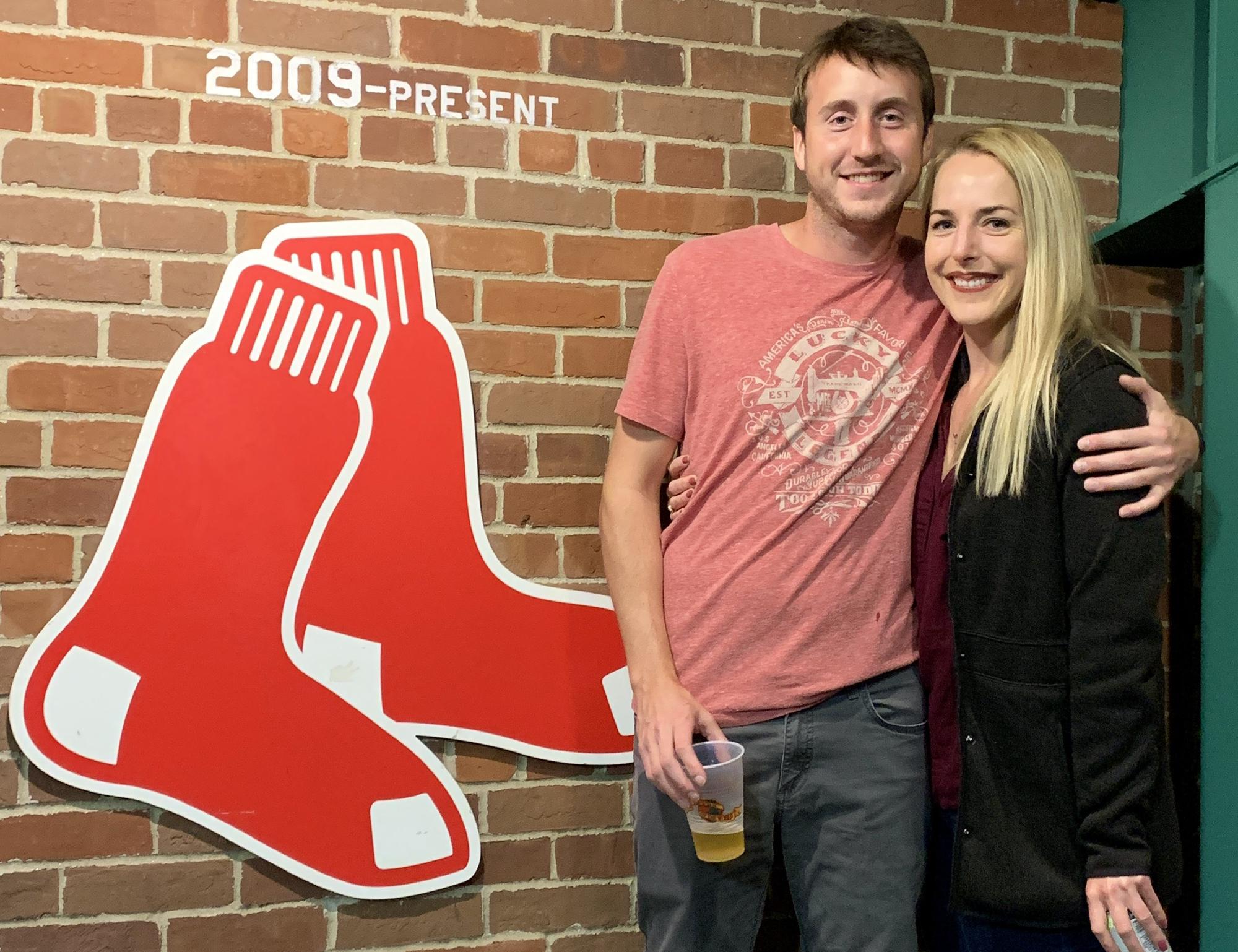 Enjoying a Red Sox vs. Yankees game at Fenway Park!