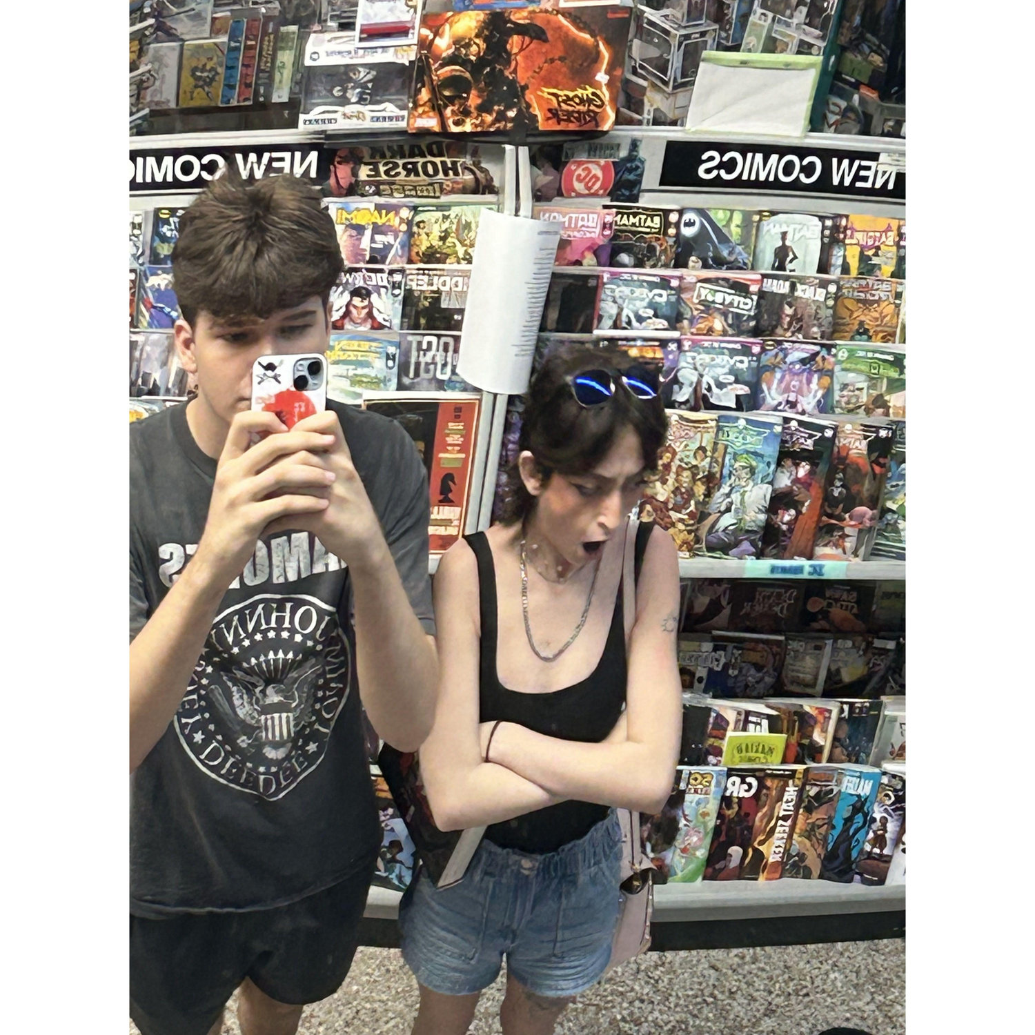 Our first ever trip together. Regan saw a dog and his jaw dropped to the floor.