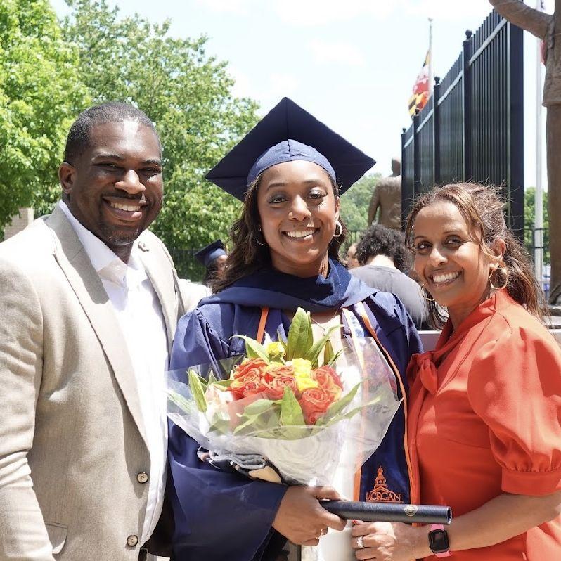 Nizihti's graduation from Morgan State University