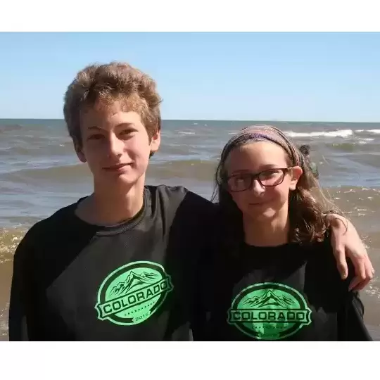 At the close of the Colorado trip, the summer before high school.