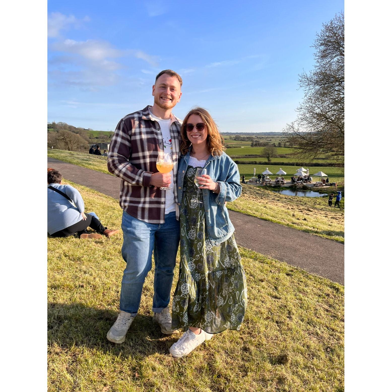 April 2023. A very drunken open day at the local vineyard!