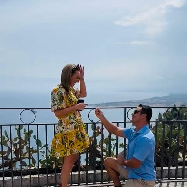 Engagement day in Taormina!